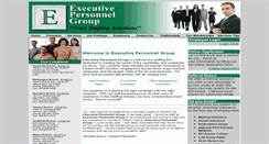 Desktop Screenshot of executivepersonnelgroup.com